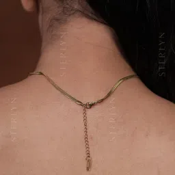 STERLYN Stainless Steel Gold-Plated Chain image 2