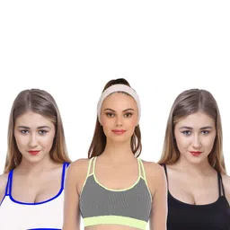 Samvar Multi Cotton Non-Wired Non Padded Minimizer Bra image 2