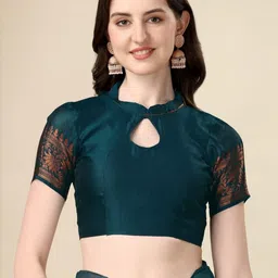 KSALIYA Beige Silk Blend Sarees image 3