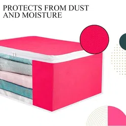 AMAK INC Pink Fabric Multi-Utility Wardrobe Organisers image 4