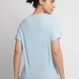 Reebok Logo Printed Round Neck T-Shirt image 2