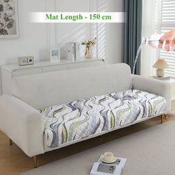 HOKIPO Printed Waterproof Quilted Sofa Seat Mats - Length 150 cm-picture-18