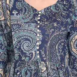 Secret Wish Paisley Cotton Maternity Kurta with Trouser and Dupatta image 4