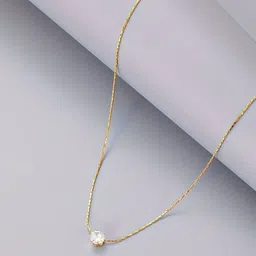 Jewels Galaxy Gold-Plated Circular Pendants with Chains image 4