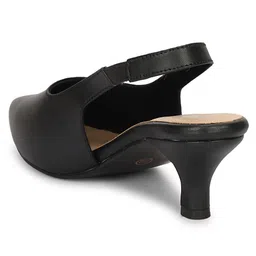 GRACECODE PU Work Kitten Pumps image 4