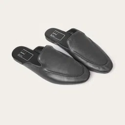 Eletto Brun Men Leather Mules image 3