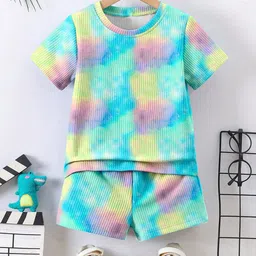 YK Boys Printed T-shirt with Shorts-picture-51