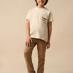 U.S. Polo Assn. Kids Boys Round Neck Pure cotton Pockets Regular Fit T-shirt-image-76
