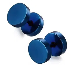 shobhram Unisex Blue Earrings-picture-20