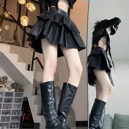 StyleCast x Revolte Women Flared Mini Skirts image 2