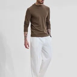 Snitch Men Round Neck Pullover Sweaters image 5