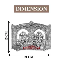 RKONECT Unisex Silver-Toned Religious Idol Showpiece image 2