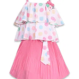 Wish Karo Girls Printed Top with Skirt-picture-33