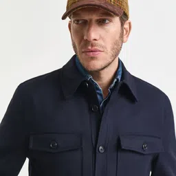 GANT Men Classic Solid Casual Overshirt image 4