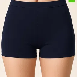 DRAXSTAR Pack Of 2 Combed Cotton Mid-Rise Boy Shorts Briefs DRAX SBT-33 Lt. Green,Navy XS--image-42