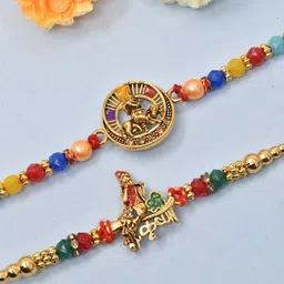 MEIRA JEWELLERY Kids 2-Pcs Mauli Thread Rhaki With Greeting Card & Roli Chawal-picture-26