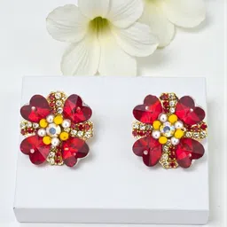 AVANT-GARDE PARIS Floral Studs Earrings image 2