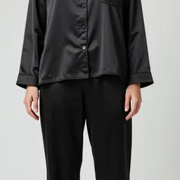 DEHMAN Shirt Collar Night Suit image 2