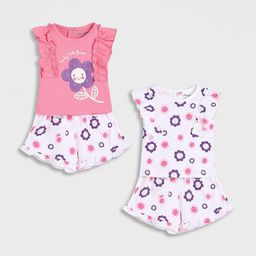 Juniors by Babyshop Girls Printed T-shirt with Shorts-picture-16