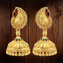 VIVASTRI Women Gold-Plated Alloy Earrings-picture-11