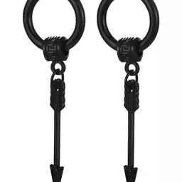 JaiShree Jewels Men Triangular Drop Earrings image 1