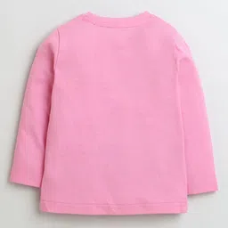 BUMZEE Girls Pack Of 2 Graphic Printed Round Neck Cotton T-Shirts image 4