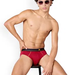 FRENCHIE Pack Of 5 Mid Rise Ultrasoft Briefs FR-MI-BF-DRIP-1X5-PO6-BOLIV-S image 4