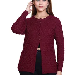 Varenyam Women Cable Knit Cardigan-picture-40