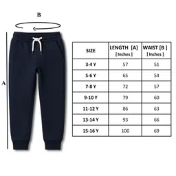 TARSIER Boys Cotton Joggers Track Pants image 4
