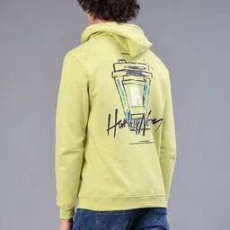 V-Mart Men Printed Hooded Sweatshirt image 4