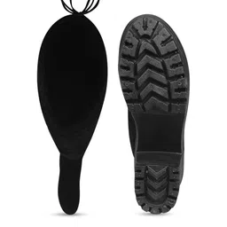 Shoetopia Block Heeled Lace-UpHigh-Top Boots image 5