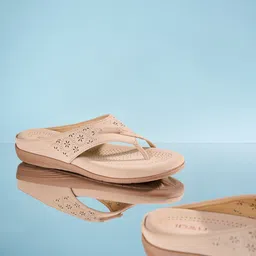 ID Women Textured Open Toe Flats-image-16