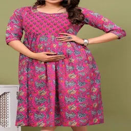 MAINA CREATION Women Floral Printed Floral Anarkali Kurta image 2
