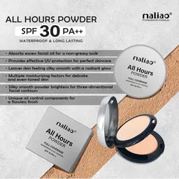 Maliao All Hours SPF 30 PA++ Long Lasting Compact Powder - Shade 01 image 4