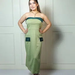 CLASYY CLOSET Women Off-Shoulder Maxi Dress-picture-36