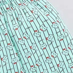 YK X Tinyo Infant Boys Mid-Rise Printed with Stripes Cotton Joggers image 4