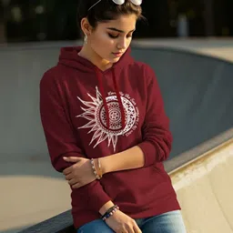 Dagcros Girls Printed Hooded Sweatshirt-picture-50