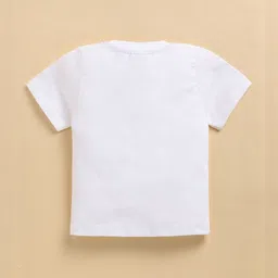 LITTLE COLLARS Boys Printed Round Neck T-Shirt With Blazer & Trouser image 5