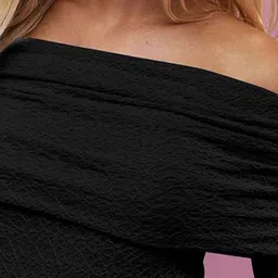 Outzidr Women Off-Shoulder Bodycon Mini Dress image 3