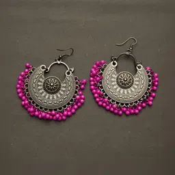Creative Frogs Women Pink Earrings-picture-13