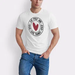 Seekbuylove Men Typography Printed Bio Finish T-shirt image 3