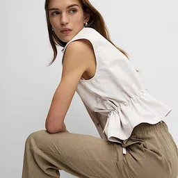 Marks & Spencer Women Colourblocked Crop Open Front Jacket image 5