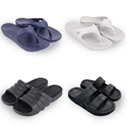 Feel alive Men Set of 4 Sliders Flip Flops-picture-38