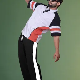 Yazole Men Side Stripes Loose Fit Trouser image 3