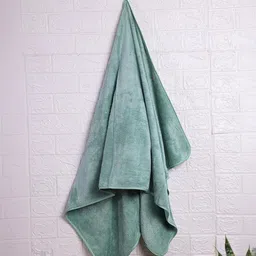 Fezora Purple & Green 3 450 GSM Bath Towel image 2