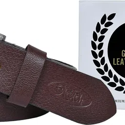 sketch zone Men Casual, Formal, Evening, Party Brown Genuine Leather Belt-picture-23