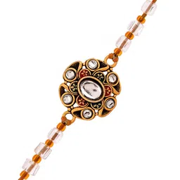 Voylla Men Kundan Motif Rakhi image 2
