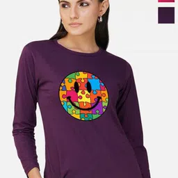 Metronaut Women 2 Printed Bio Finish Applique T-shirt-picture-38