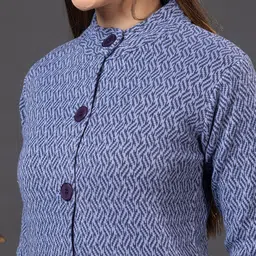 Anouk Women Self Design Longline Cardigan image 2