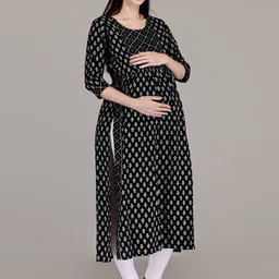 SupBir Women Printed Maternity Kurta-picture-55